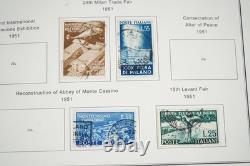 Italy 1950-1999 Collection Of 1,500+ Stamps Mint & Used In Album On Pages