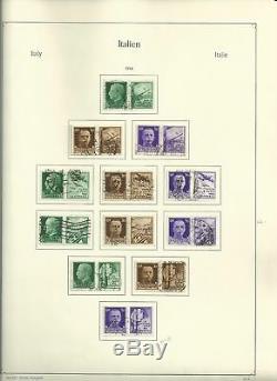 Italy Collection 1944-1995 in Kabe Album & Binder, 150 Pages Loaded Stamps