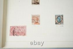 Italy Collection Of 1400+ Stamps Mint & Used In In Album On Quadrille Pages