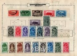 Italy + Italian States 1852/1935 M/u Collection On Old Album Pages CV 1500