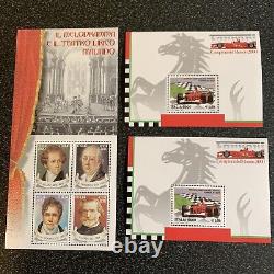 Italy Recent Souvenir Sheets Collection of 58 Mint Never Hinged
