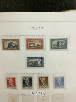 Italy Regno Extended Collection on Album pages Part 3 1911-1931 cv 4800$