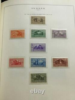Italy Regno Extended Collection on Album pages Part 3 1911-1931 cv 4800$