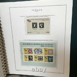 Italy Republic Collection 1976-1985 MNH complete on Album 458 stamps+16 Blocks