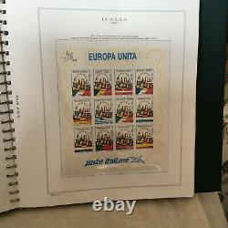 Italy Republic Collection 1986-1997 MNH complete on Album 512 stamps+21 Blocks