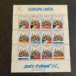 Italy Souvenir Sheets Collection Mint Never Hinged