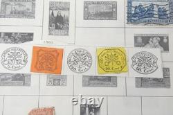 Italy Stamp Collection 1860s-1950s Kingdom & Republic Issues on Album Pages