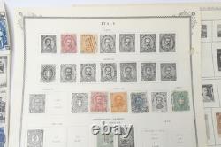 Italy Stamp Collection 1860s-1950s Kingdom & Republic Issues on Album Pages
