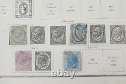 Italy Stamp Collection 1860s-1950s Kingdom & Republic Issues on Album Pages