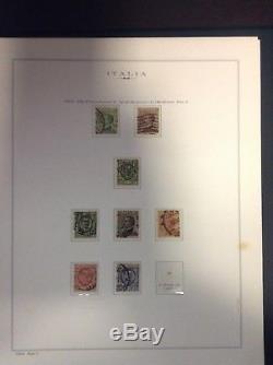 Italy & States Stamps Collection 1850-1954 & 1978-87 in Marini Hingless Album