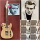 James Dean Collection With Guitar, Autographed Photo, Album And Stamps