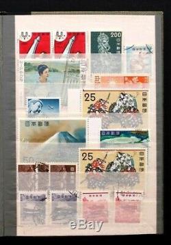 Japan Old Stamp Collection Lot of 134 MNH & Used in Authentic Japanese Album