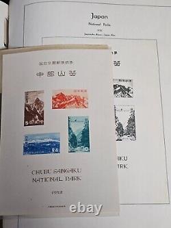 Japan Stamp Collection Mint LH & NH in Lighthouse Album