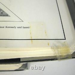 John F Kennedy Stamp Memorial Collection 3 Volume World Wide Slipcase Minkus