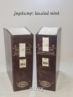 Joystamp 1989 Worldwide Gigantic Twin Harris Stamp Album Many Mint USA FV $135+