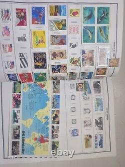 Joystamp 1989 Worldwide Gigantic Twin Harris Stamp Album Many Mint USA FV $135+