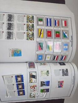 Joystamp 1989 Worldwide Gigantic Twin Harris Stamp Album Many Mint USA FV $135+