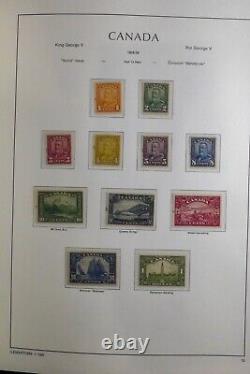 Kengo Canada Stamp Collection in Lighthouse Album 1859-1985 almost complete HV