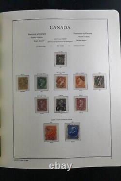 Kengo Canada Stamp Collection in Lighthouse Album 1859-1985 almost complete HV