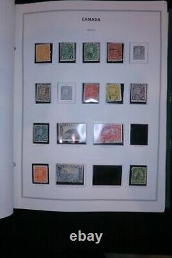 Kengo Canada Stamp collection of 100s Of Mint/used Stamps in Harris Album