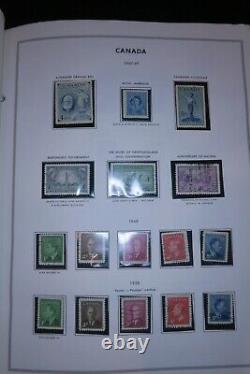 Kengo Canada Stamp collection of 100s Of Mint/used Stamps in Harris Album