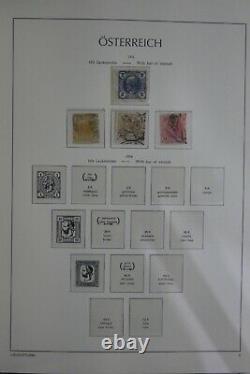 Kengo Fantastic Austria stamp Collection in hingeless Lighthouse album high CV