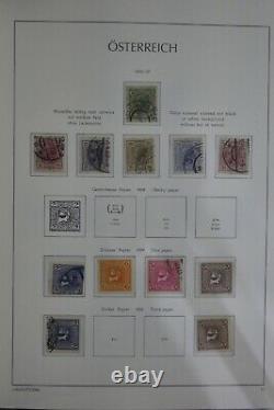 Kengo Fantastic Austria stamp Collection in hingeless Lighthouse album high CV