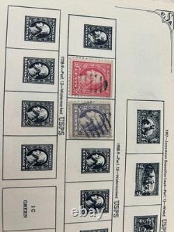 Kennedy United States Stamp Album 1964 Over 170 Stamps 1908 And Up