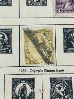 Kennedy United States Stamp Album 1964 Over 170 Stamps 1908 And Up
