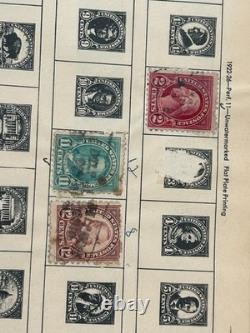 Kennedy United States Stamp Album 1964 Over 170 Stamps 1908 And Up