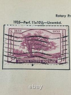 Kennedy United States Stamp Album 1964 Over 170 Stamps 1908 And Up