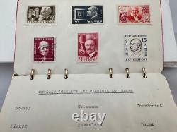 Kirkpatrick Philatelic stamp collection World of Chemistry Stamp Album 25 Page