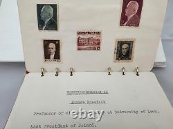 Kirkpatrick Philatelic stamp collection World of Chemistry Stamp Album 25 Page