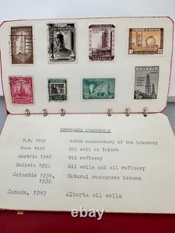 Kirkpatrick Philatelic stamp collection World of Chemistry Stamp Album 25 Page