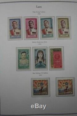 LAOS MNH 1951-2008 3 Palo Albums Clean Specialised Premium Stamp Collection