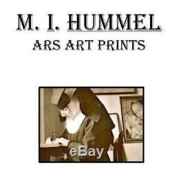 LARGE LOT OF 195 ARS M. I. HUMMEL PRINTS WithALBUM, COA, KEY BY PRINT & MOLD #'S