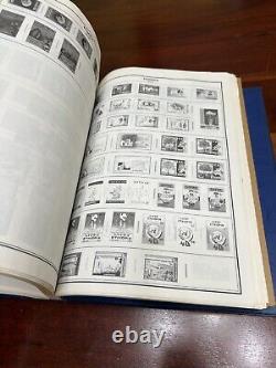 LOADED Vintage 1966 Ambassador World Stamp Album withThousands of Stamps, Harris