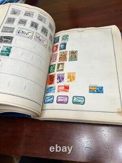 LOADED Vintage 1966 Ambassador World Stamp Album withThousands of Stamps, Harris