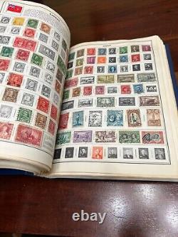 LOADED Vintage 1966 Ambassador World Stamp Album withThousands of Stamps, Harris