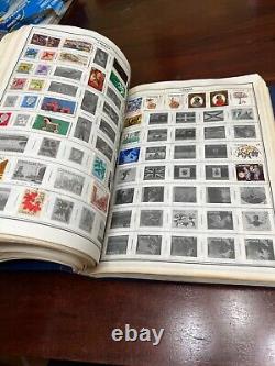 LOADED Vintage 1966 Ambassador World Stamp Album withThousands of Stamps, Harris