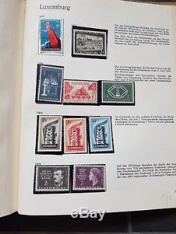 LOT #48 EUROPE dt Autriche Belgique Pays Baltes collection timbres en 5 albums