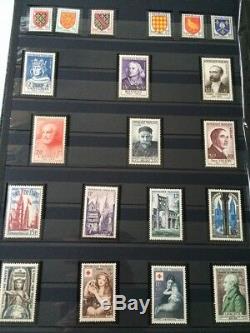 LOT #74 FRANCE collection timbres classiques fins catalogue + 3 albums dt Yvert