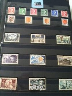LOT #74 FRANCE collection timbres classiques fins catalogue + 3 albums dt Yvert