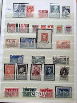 LOT #94 FRANCE collection timbres classiques Caisses PA FDC belle cote 6 albums