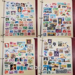 LOT Worldwide Stamp Collection Mint/Used Album USA Asia Africa Europe+ in Binder