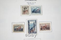 LUXEMBOURG 1870s-1970s COLLECTION OF 1,100+ STAMPS MINT & USED IN MINKUS ALBUM