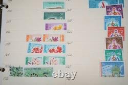 Laos Collection Of 525+ Stamps Mint & Used In Album On Stock Pages