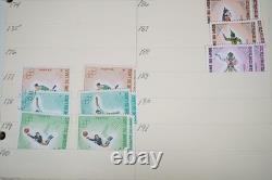 Laos Collection Of 525+ Stamps Mint & Used In Album On Stock Pages