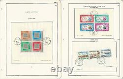 Laos Stamp Collection 1965-1972 in K-Line Album, 35 Pages, JFZ