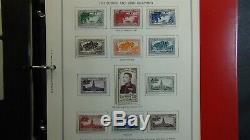 Laos stamp collection in Minkus 3 ring album with est. 462 stamps'75. High cat$